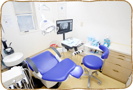 さいたま市北区土呂駅の歯医者　やすだ歯科クリニックの半個室診療室のイメージ